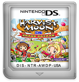 Harvest Moon DS: Grand Bazaar - Fanart - Cart - Front Image