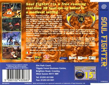 Soul Fighter - Box - Back Image