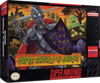 Super Ghouls 'n Ghosts - Box - 3D Image