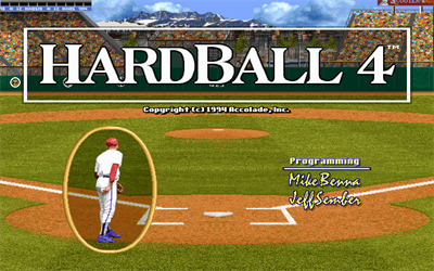 HardBall 4 - Screenshot - Game Title Image