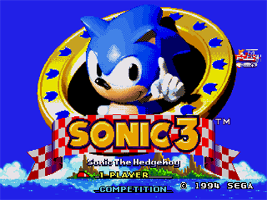 Sonic the Hedgehog 3 - Screenshot - Game Title Image
