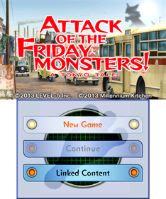 Attack of the Friday Monsters! A Tokyo Tale - Screenshot - Game Title Image