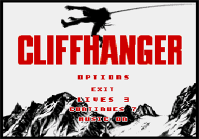 Cliffhanger - Screenshot - Game Select Image