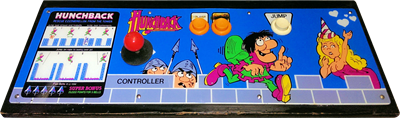 Hunchback - Arcade - Control Panel Image