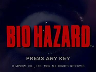 Biohazard (Taikenban) - Screenshot - Game Title Image