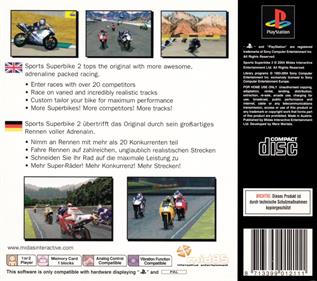 Sports Superbike 2 - Box - Back Image