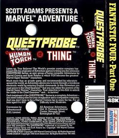 Questprobe featuring Human Torch and the Thing - Box - Back Image