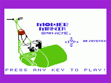 Mower Mania - Screenshot - Game Title Image