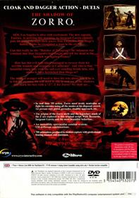 The Shadow of Zorro - Box - Back Image