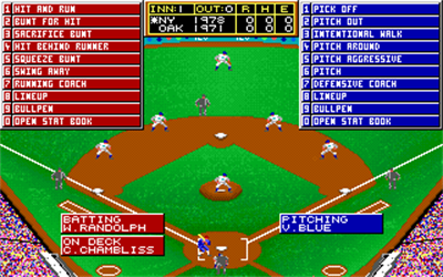 MicroLeague Baseball: The Manager's Challenge - Screenshot - Gameplay Image