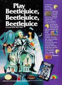 Beetlejuice - Advertisement Flyer - Front Image