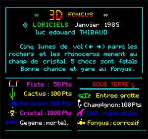 3D Fongus - Screenshot - Game Title Image