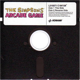 The Simpsons Arcade Game - Disc Image