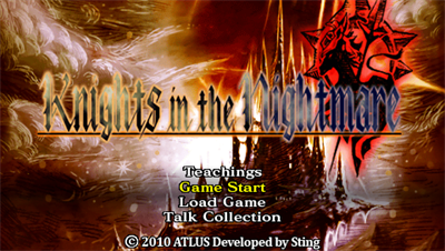Knights in the Nightmare - Screenshot - Game Title Image