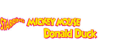 World of Illusion Starring Mickey Mouse and Donald Duck - Clear Logo Image