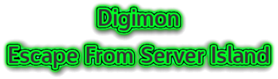 Digimon Escape from Server Island - Clear Logo Image