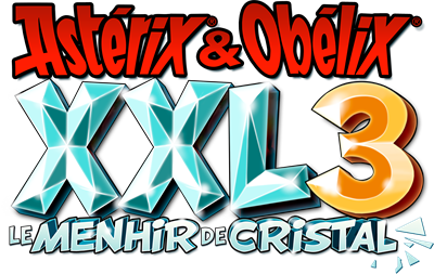 Asterix & Obelix XXL 3: The Crystal Menhir - Clear Logo Image