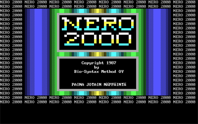 Nero 2000 - Screenshot - Game Title Image