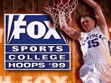 Fox Sports College Hoops '99 - Screenshot - Game Title Image