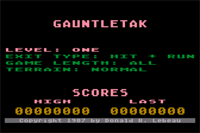 Gauntletak! - Screenshot - Game Title Image