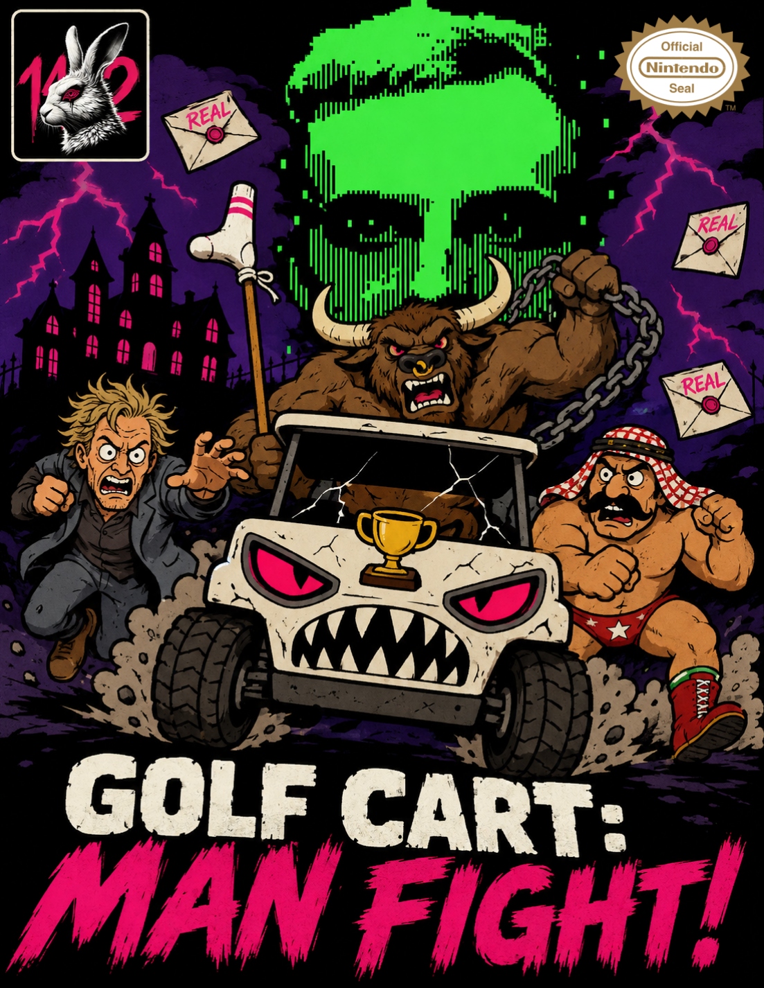 Golf Cart: Man Fight!