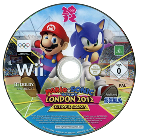 Mario & Sonic at the London 2012 Olympic Games - Disc Image