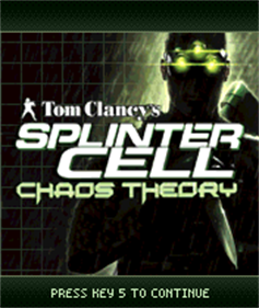 Tom Clancy's Splinter Cell: Chaos Theory - Screenshot - Game Title Image