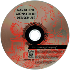 Living Books: Little Monster At School - Disc Image