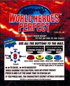 World Heroes Perfect - Arcade - Controls Information Image