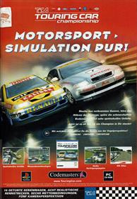 TOCA Championship Racing - Advertisement Flyer - Front Image