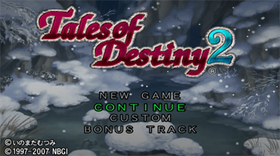 Tales of Destiny 2 - Screenshot - Game Title Image