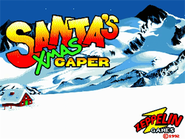 Santa's Xmas Caper - Screenshot - Game Title Image