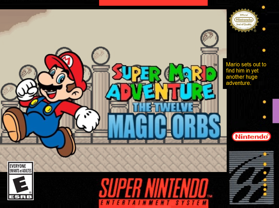 Jogue Novo Super Mario World 1: The Twelve Magic Orbs, um jogo de Mario bros