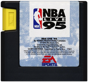 NBA Live 95 - Cart - Front Image