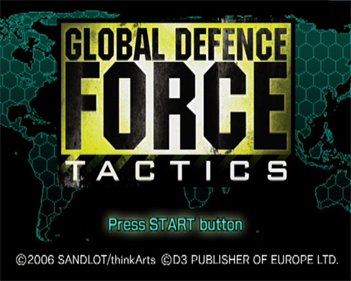 Global Defence Force: Tactics - Screenshot - Game Title Image