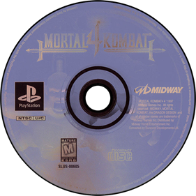 Mortal Kombat 4 - Disc Image
