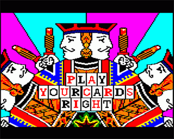 Play Your Cards Right - Screenshot - Game Title Image