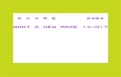 Monster Maze - Screenshot - Game Over Image