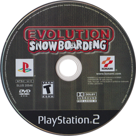 Evolution Snowboarding - Disc Image