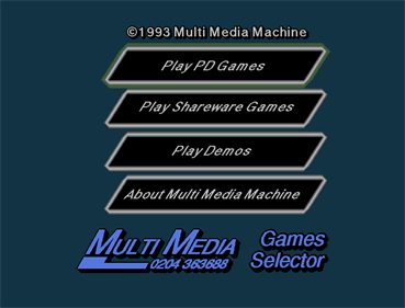 Amiga CD32 Gamer Cover Disc 13 - Screenshot - Game Select
