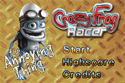Crazy Frog Racer - Screenshot - Game Title Image