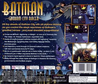 Batman: Gotham City Racer - Box - Back Image