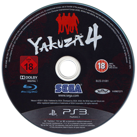 Yakuza 4 - Disc Image