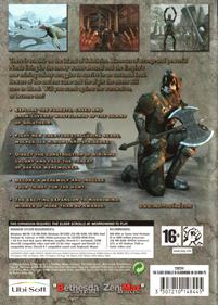 The Elder Scrolls III: Bloodmoon - Box - Back Image