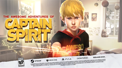 The Awesome Adventures of Captain Spirit - Advertisement Flyer - Front Image