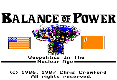Balance of Power: Geopolitics in the Nuclear Age - Screenshot - Game Title Image