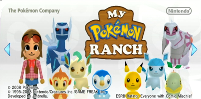 My Pokémon Ranch - Screenshot - Game Title Image