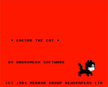 Caesar the Cat - Screenshot - Game Select Image