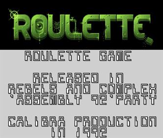 Roulette - Screenshot - Game Title Image