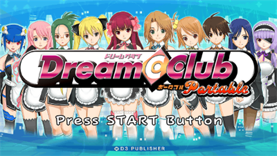 Dream C Club Portable - Screenshot - Game Title Image